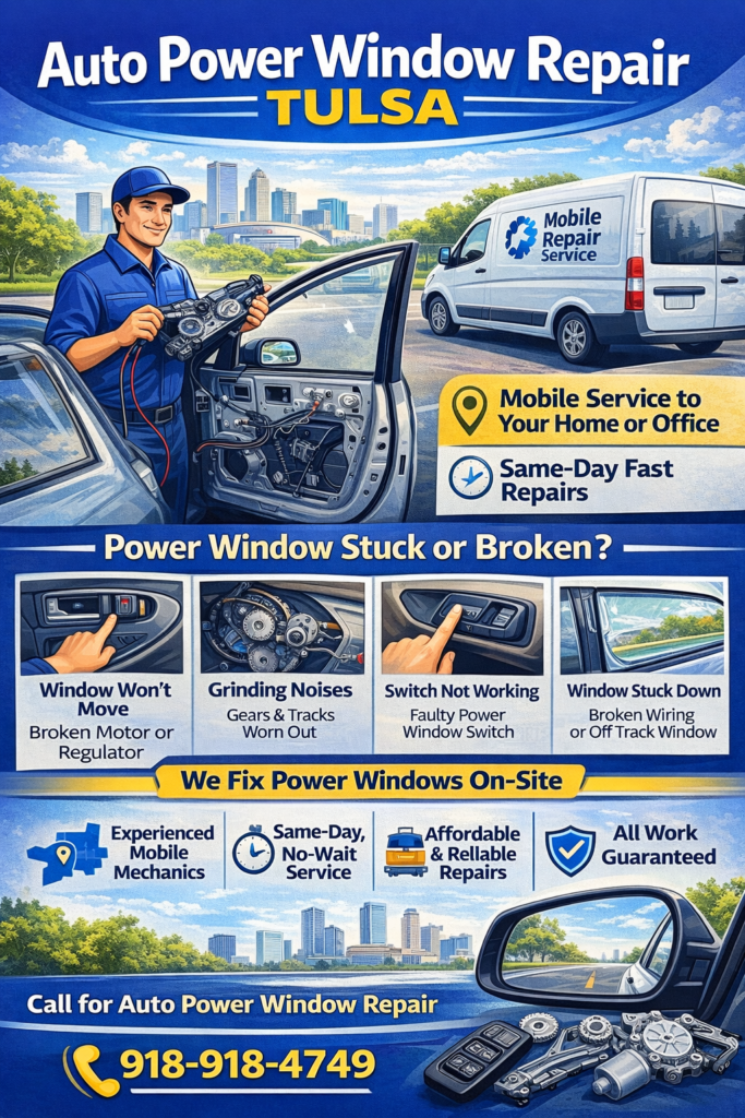 Auto Power Window Repair Tulsa