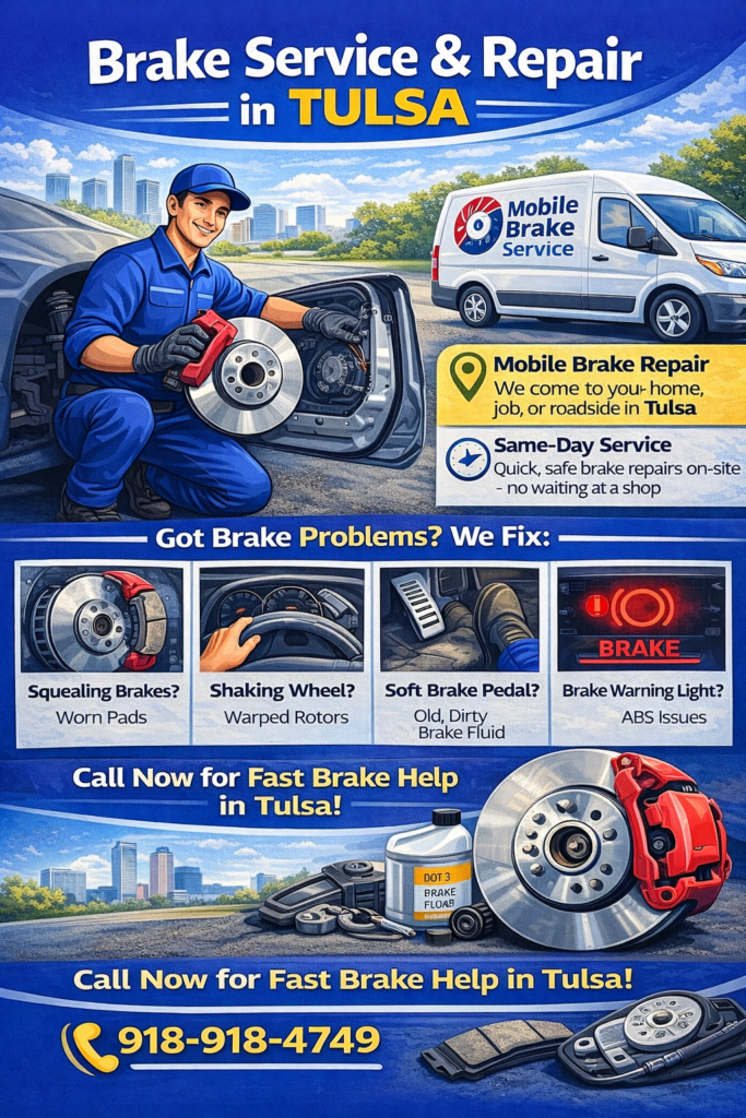 Brake service & repair in Tulsa