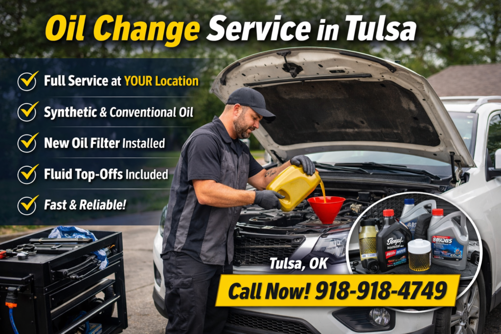 Oil Change Service in Tulsa
